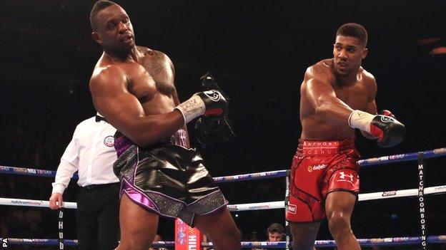 Anthony Joshua vs Dillian Whyte Odds